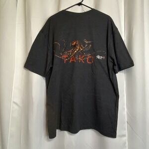 NEW Hawaiian Island Creations Shane Hamamoto Tako Octopus Print Dark Gray Sz 3XL